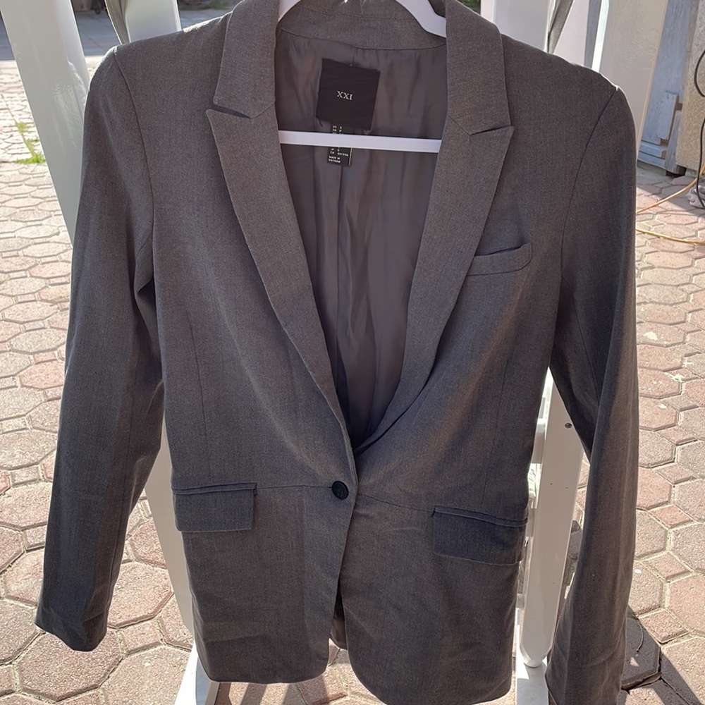 Gray Blazer
